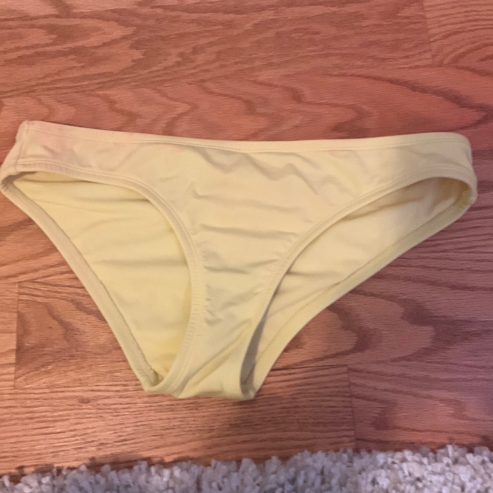 Yellow bikini bottoms